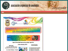 Tablet Screenshot of anatomia-argentina.org.ar
